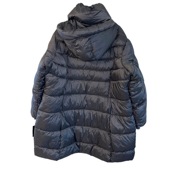 NEW- Steve Madden Plus Size, long puffer jacket / parka detachable hood. Size 3X - Picture 4 of 11